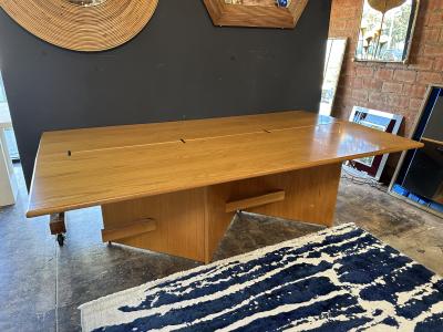 Elegant Italian Mid Century Adjustable Console Table 1970s