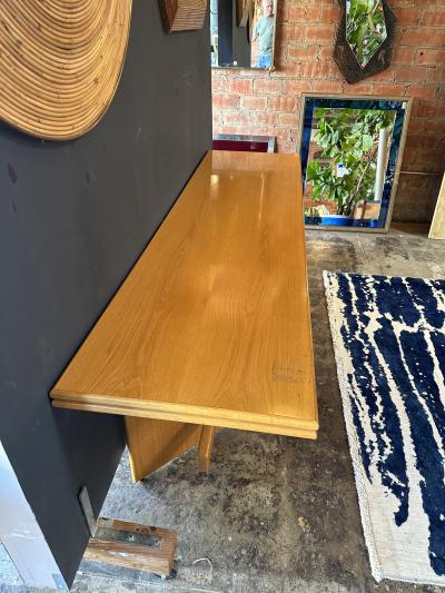 Elegant Italian Mid Century Adjustable Console Table 1970s