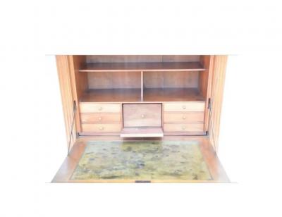 Elegant Louis XVI Cherrywood Secr taire Cabinet