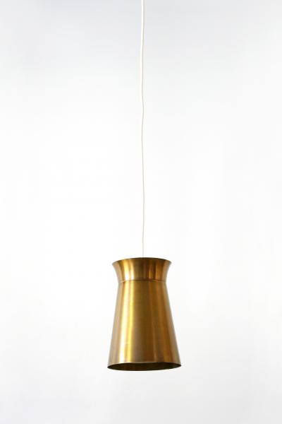 Elegant Mid Century Modern Brass Pendant Lamps or Hanging Lights 1950s Germany