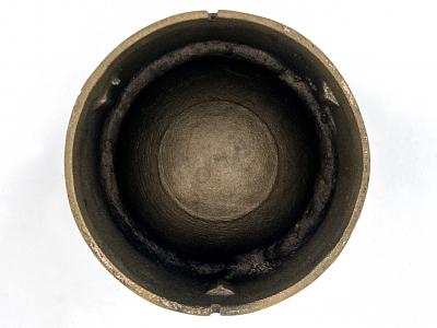 Elegant Mid Century Modern Cast Bronze Ashtray Germany 1960s