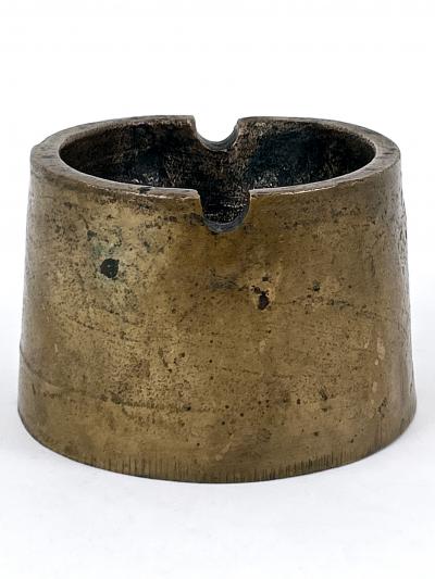 Elegant Mid Century Modern Cast Bronze Ashtray Germany 1960s