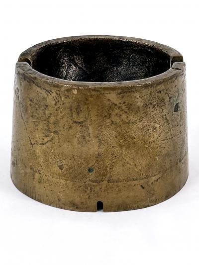 Elegant Mid Century Modern Cast Bronze Ashtray Germany 1960s
