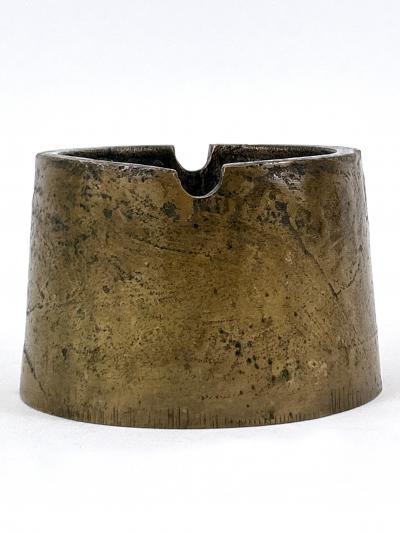 Elegant Mid Century Modern Cast Bronze Ashtray Germany 1960s