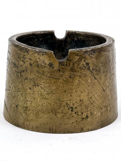 Elegant Mid Century Modern Cast Bronze Ashtray Germany 1960s