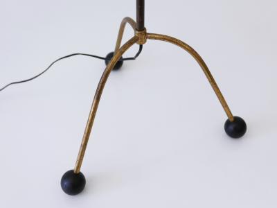 Elegant Mid Century Modern Diabolo Floor Lamp or Reading Light Austria 1950s
