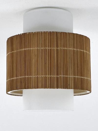 Elegant Mid Century Modern Flush Mount or Ceiling Fixture Germany 1960s