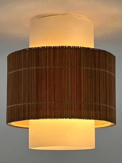 Elegant Mid Century Modern Flush Mount or Ceiling Fixture Germany 1960s