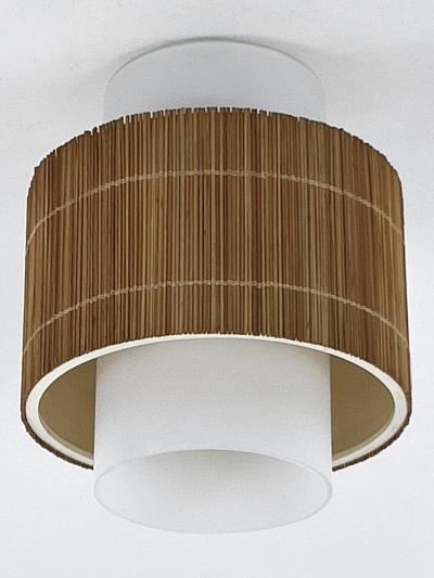 Elegant Mid Century Modern Flush Mount or Ceiling Fixture Germany 1960s