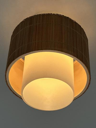 Elegant Mid Century Modern Flush Mount or Ceiling Fixture Germany 1960s