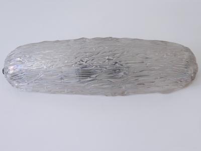 Elegant Mid Century Modern Iridescent Murano Glass Ceiling Lamp or Sconce 1950s