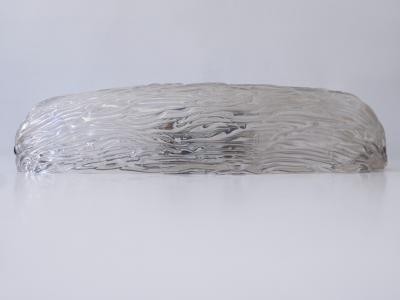 Elegant Mid Century Modern Iridescent Murano Glass Ceiling Lamp or Sconce 1950s