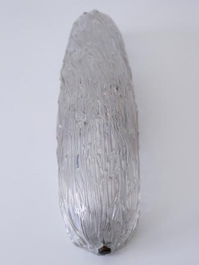 Elegant Mid Century Modern Iridescent Murano Glass Ceiling Lamp or Sconce 1950s