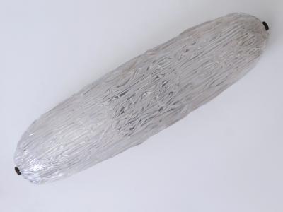 Elegant Mid Century Modern Iridescent Murano Glass Ceiling Lamp or Sconce 1950s