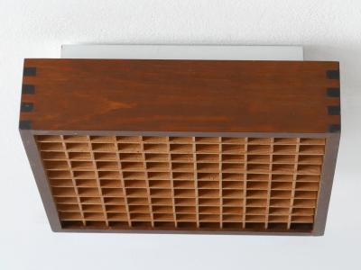 Elegant Mid Century Modern Pine Wood Flush Mount or Ceiling Lamps Sweden 1970s