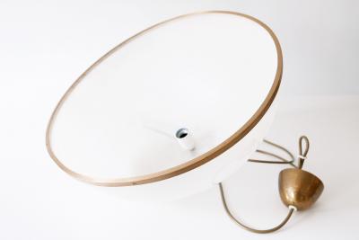 Elegant Mid Century Modern Textured Lucite Pendant Lamp or Hanging Light 1970s