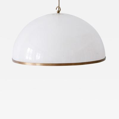 Elegant Mid Century Modern Textured Lucite Pendant Lamp or Hanging Light 1970s
