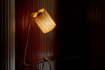 Elegant Mid Century Table Lamp in Brass 1960s