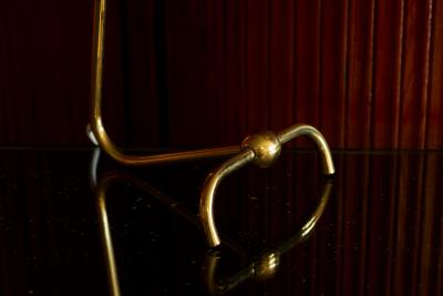 Elegant Mid Century Table Lamp in Brass 1960s