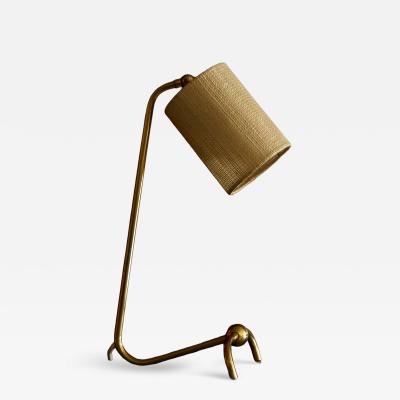 Elegant Mid Century Table Lamp in Brass 1960s