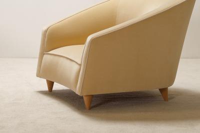 Elegant Pair of Italian Armchairs