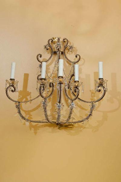 Elegant Pair of Italian Sconces