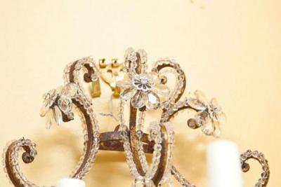 Elegant Pair of Italian Sconces