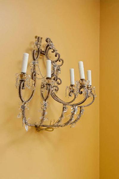 Elegant Pair of Italian Sconces