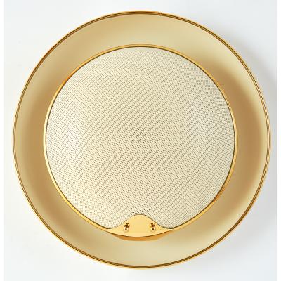 Elegant Pair of Modernist Sconces with Perforated Screen France 1960s