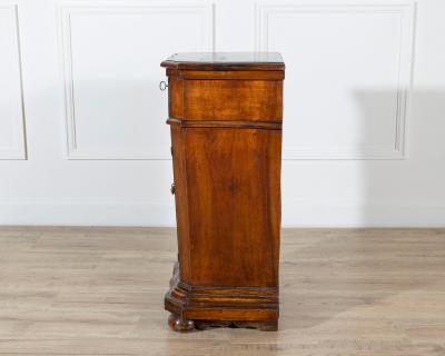 Elegant Venetian Urn Shaped Bedside Cabinet with Kneeler Mid 18th Century