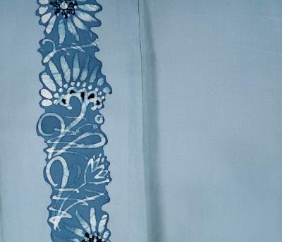 Elegant Vintage Japanese Silk Kimono with Shibori Band Design