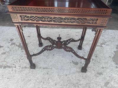 Elegantly Mahogany Chippendale style accent table