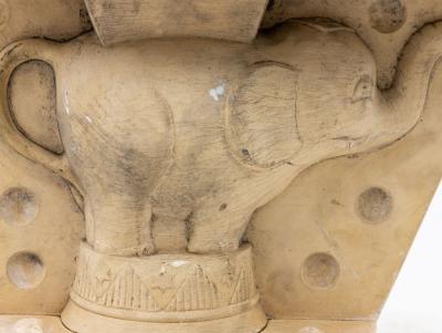 Elephant Teapot Mold from Staffordshire Factory Minton 1860