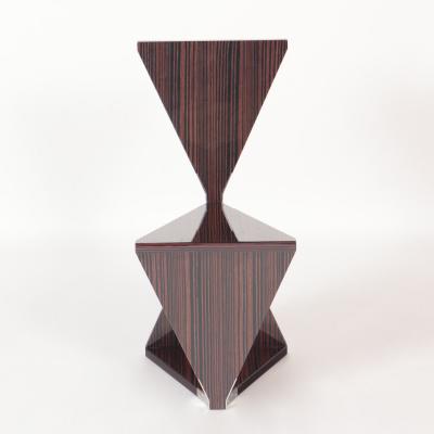 Elfenbein French Polish Zebra Wood Chair by Maximilian Eicke for Max ID NY
