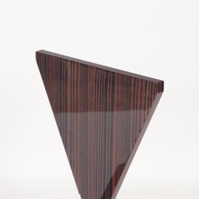 Elfenbein French Polish Zebra Wood Chair by Maximilian Eicke for Max ID NY