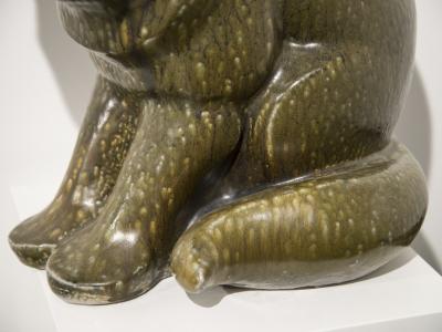 Elfriede Balzar Kopp Fox Fennec sculpture by Elfriede Balzar Kopp circa 1955