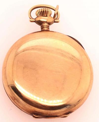 Elgin National Watch Company Antique Elgin 14 Karat Yellow Gold Pocket Watch