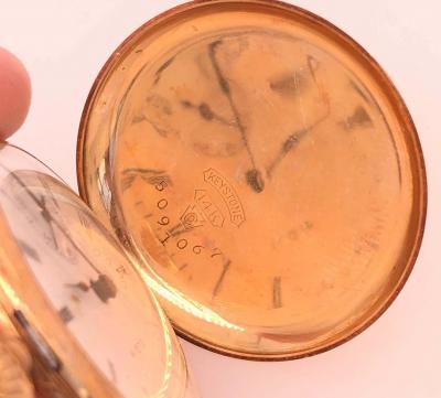 Elgin National Watch Company Antique Elgin 14 Karat Yellow Gold Pocket Watch