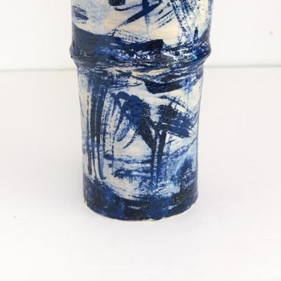 Eli Keller ELI KELLER Scandinavian Modern UNIQUE STUDIO VASE INSPIRED BY BAMBOO