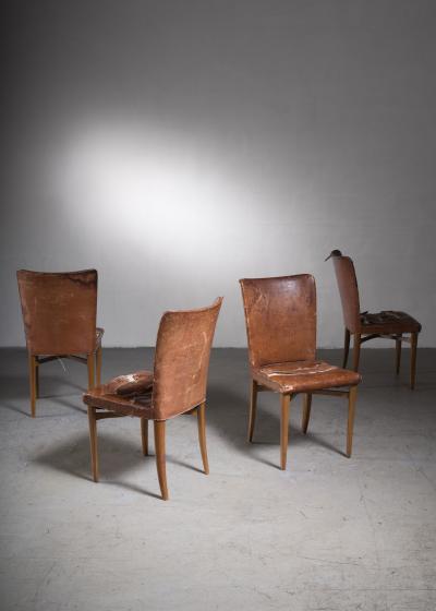 Elias Svedberg Elias Svedberg set of 4 chairs for Nordiska Kompaniet