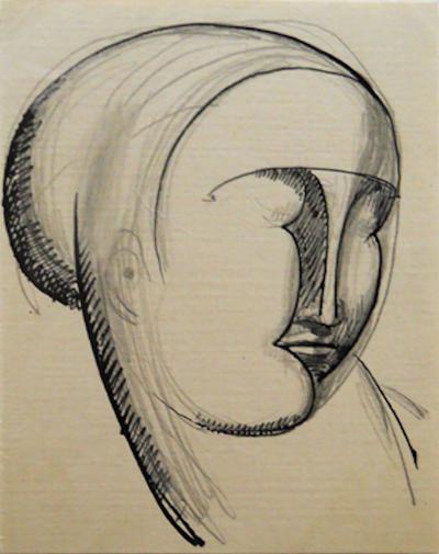 Elie Nadelman Ideal Female Head