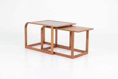 Eliel Saarinen Eliel Saarinen and J Robert F Swanson Nesting Tables 1940 c 