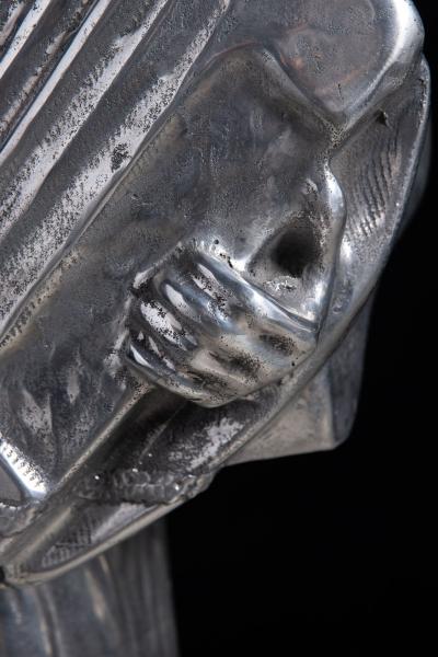 Eliel Saarinen Elliot Eames Saarinen Life Size Cast Aluminum Modern Sculpture titled Susie