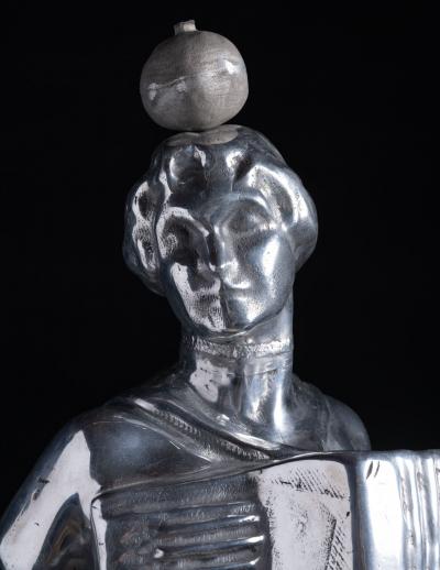 Eliel Saarinen Elliot Eames Saarinen Life Size Cast Aluminum Modern Sculpture titled Susie