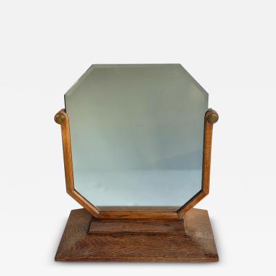 Eliezer Saarinen Attributed Oak Art Deco Table Mirror 1940