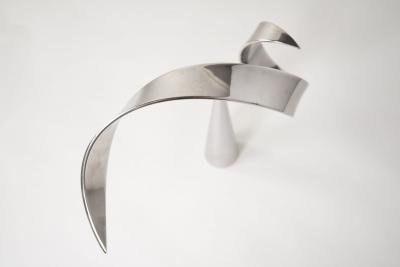Elijah David Herschler Chrome Kinetic Table Top Mid Century Modern Sculptures 76