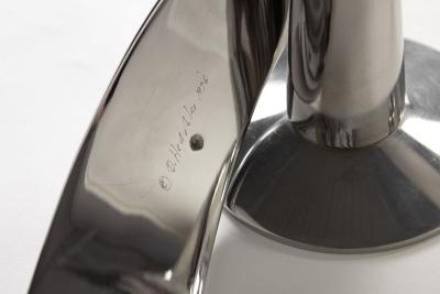 Elijah David Herschler Chrome Kinetic Table Top Mid Century Modern Sculptures 76