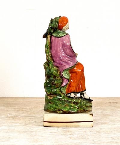 Elijah and the Raven Staffordshire Figure England 19th Century