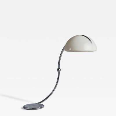 Elio Martinelli Floor Lamp with Chrome metal and Perspex Italy 1960s
