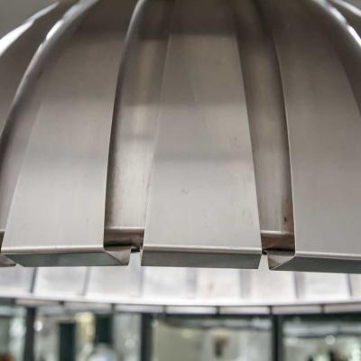 Elio Martinelli PAIR OF 1960S STEEL PENDANTS BY ITALIAN DESIGNER ELIO MARTINELLI